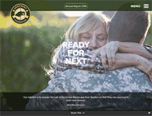 Tablet Screenshot of greenberetfoundation.org